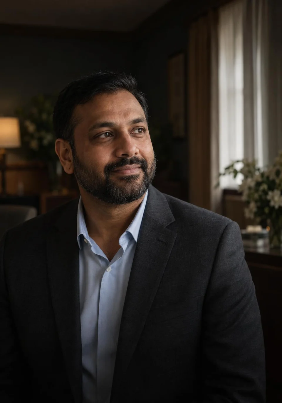 Anil R., of a funeral home with its own crematory.
